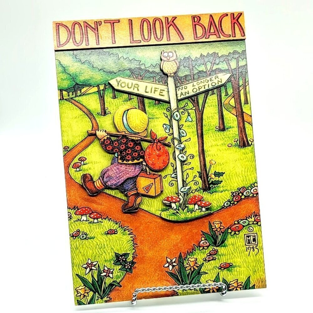 Mary Engelbreit 1985 Don't Look Back 3D Wall Art